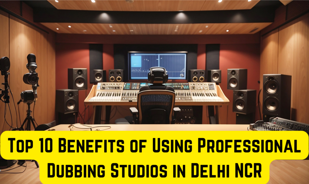 dubbing studios in delhi ncr